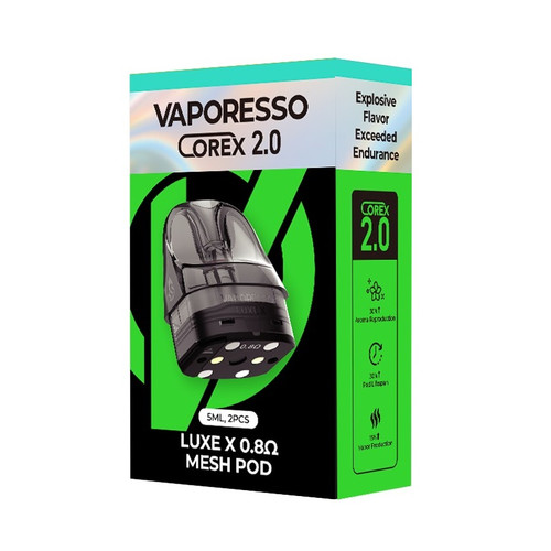 VAPORESSO LUXE X 5ML REFILLABLE REPLACEMENT PODS - PACK OF 2