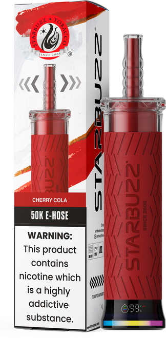 STARBUZZ eHose 50000 puffs disposable vape with sleek ergonomic body