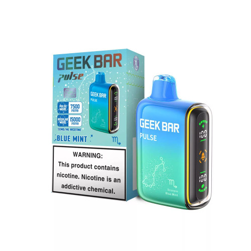 GEEK BAR PULSE 5% NIC 15000 PUFFS VAPE - BLUE MINT