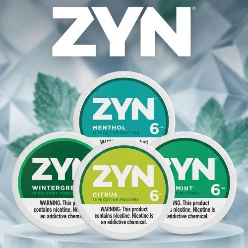 ZYN NICOTINE POUCHES 15-PACK - DISPLAY OF 5