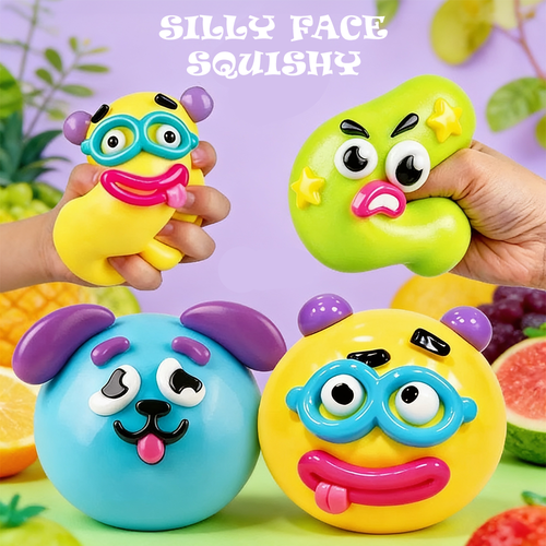 FUNNY FACES SQUISH TOY