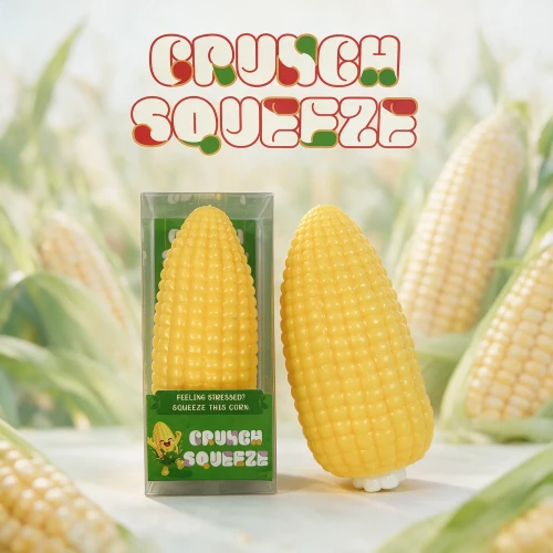 CRUNCHY CORN SQUISH TOY