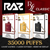 RAZ RYL 35,000 PUFFS DISPOSABLE VAPE FLAVOR