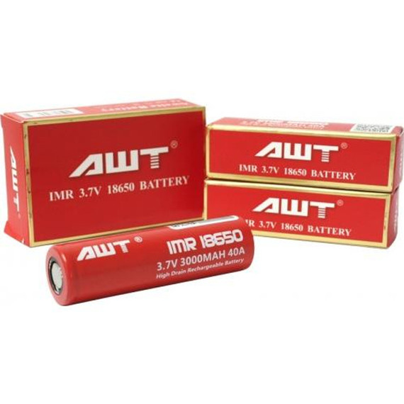 AWT 18650 BATTERY 3000MAH 40A ( 2CT )
