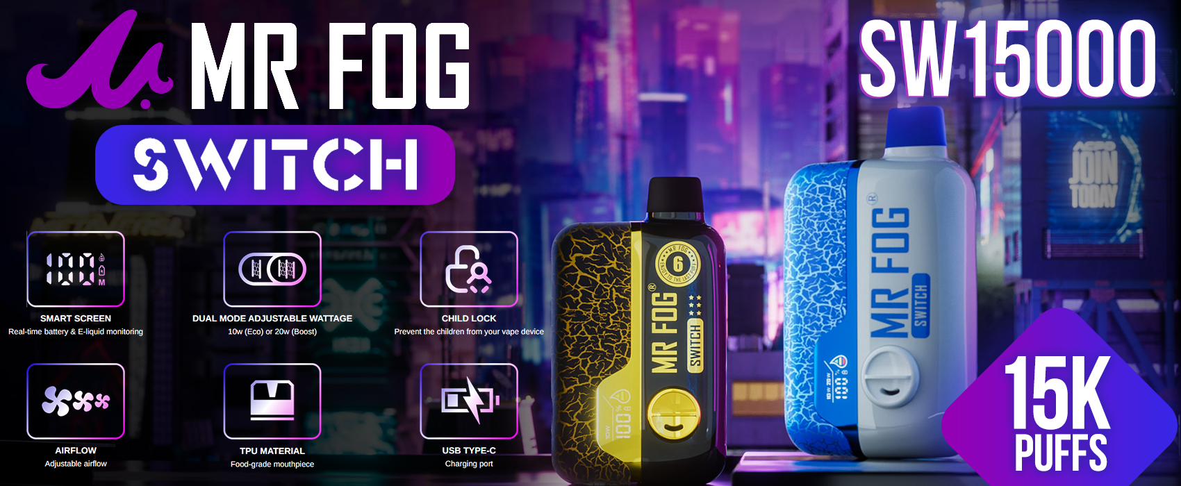 Mr Fog Switch 15000
