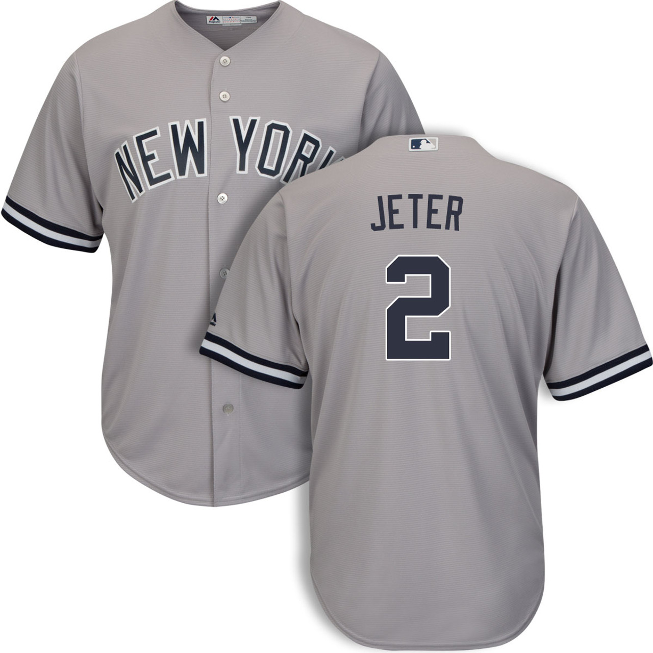 Derek jeter sales gray jersey