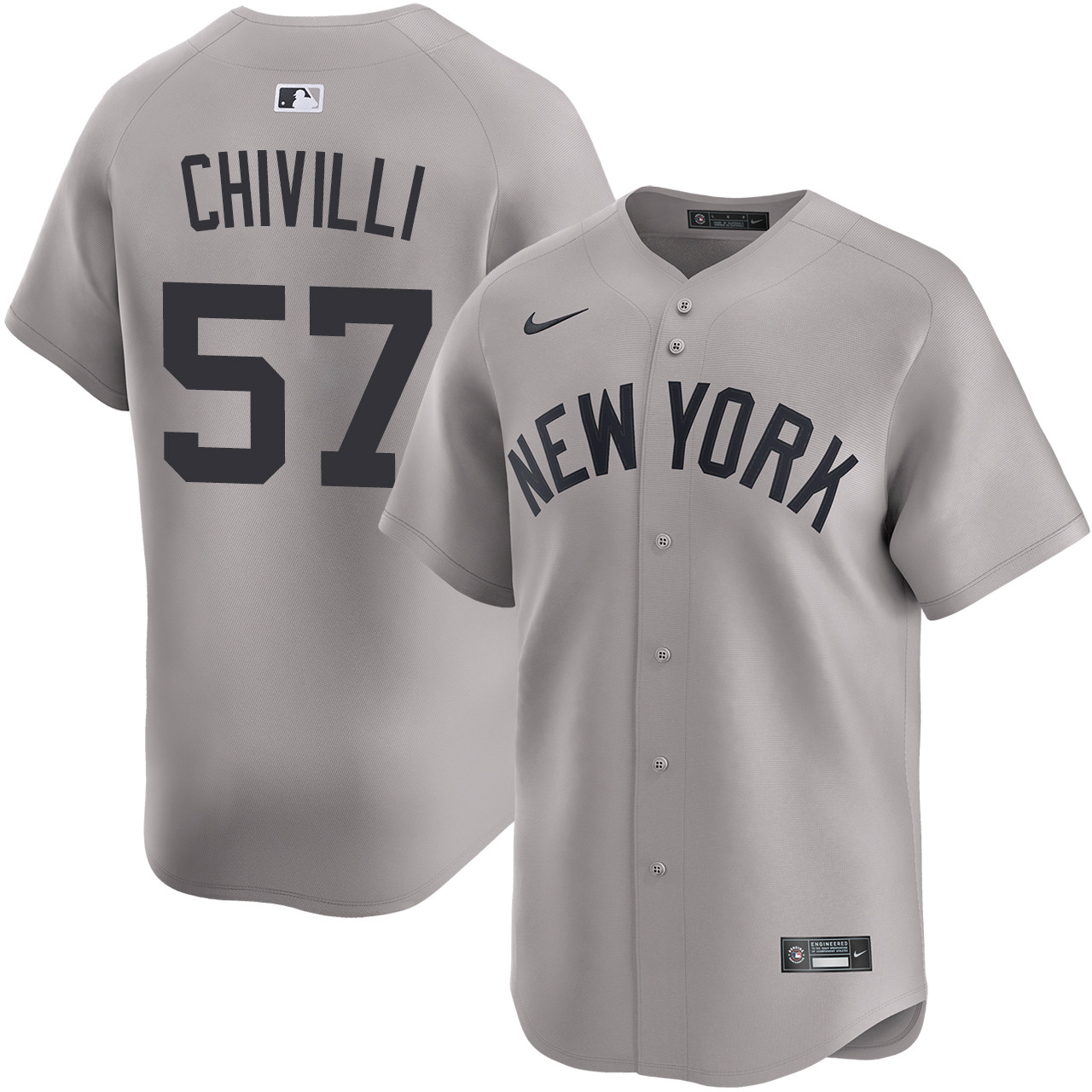 Men's New York Yankees NIKE® Angel Chivilli Road Limited Jersey ...