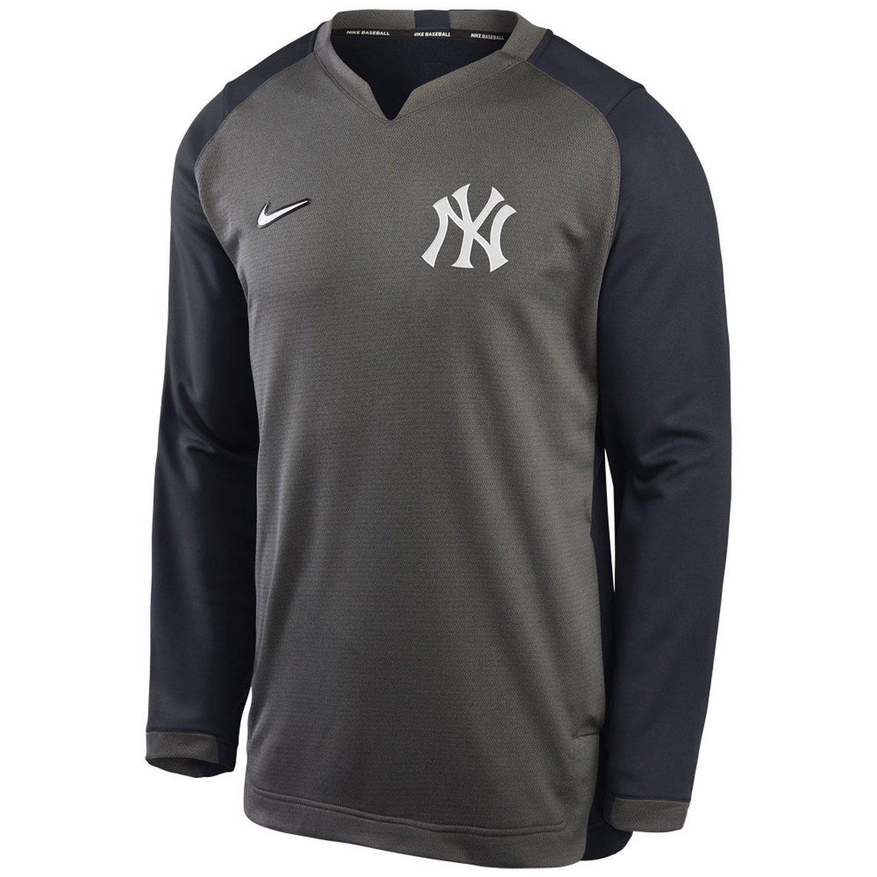 Men's New York Yankees Nike Dri-FIT On-Field Grey Therma Hoodie