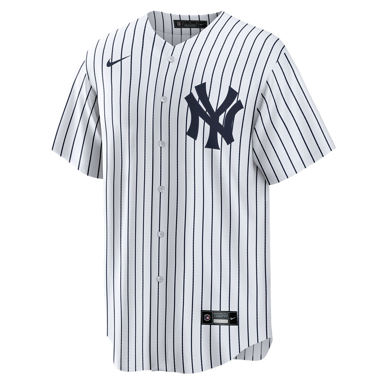 Men’s Nike Yogi Berra New York Yankees Cooperstown Collection Navy  Pinstripe Jersey