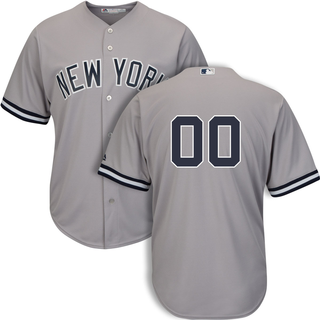 Men's New York Yankees Majestic Custom Road Player Jersey