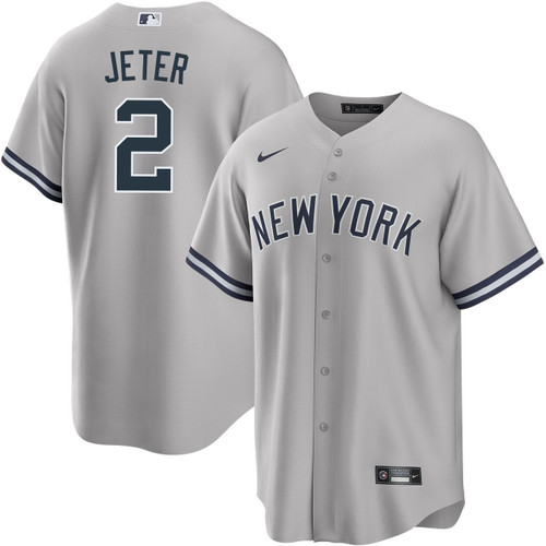 Men's New York Yankees Nike Derek Jeter Road Player Jersey