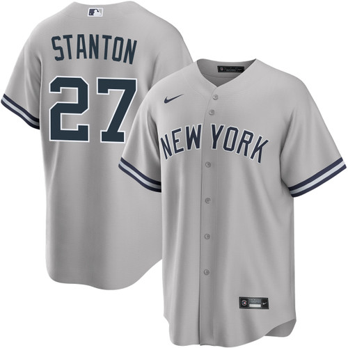 Men's New York Yankees NIKE® Giancarlo Stanton Road Jersey at SportsWorldNewYork Men's New York Yankees NIKE® Giancarlo Stanton Road Jersey at SportsWorldNewYork