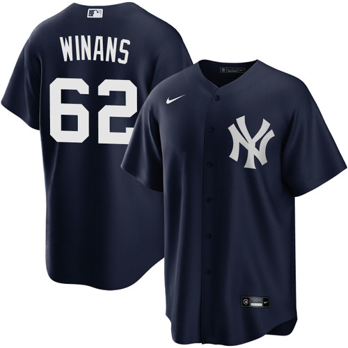 Men's New York Yankees NIKE® Allan Winans Alternate Navy Jersey at SportsWorldNewYork