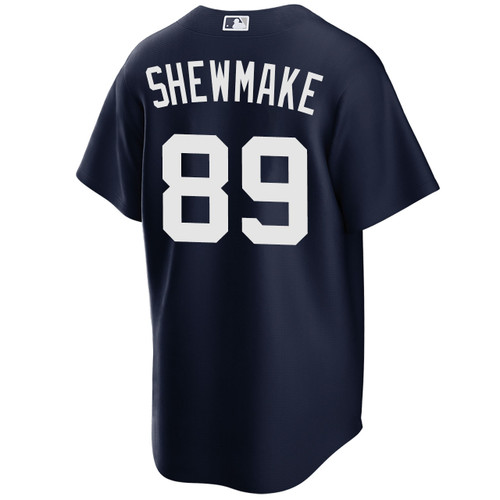 Men's New York Yankees NIKE® Braden Shewmake Alternate Navy Jersey at SportsWorldNewYork