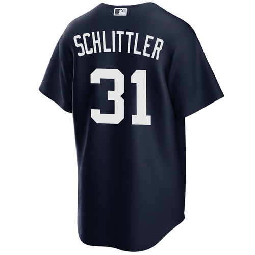 Men's New York Yankees NIKE® Cam Schlittler Alternate Navy Jersey at SportsWorldNewYork