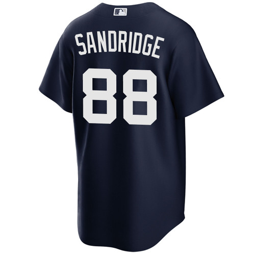 Men's New York Yankees NIKE® Jayvien Sandridge Alternate Navy Jersey at SportsWorldNewYork