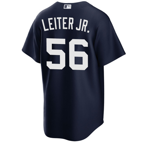 Men's New York Yankees NIKE® Mark Leiter Jr. Alternate Navy Jersey at SportsWorldNewYork