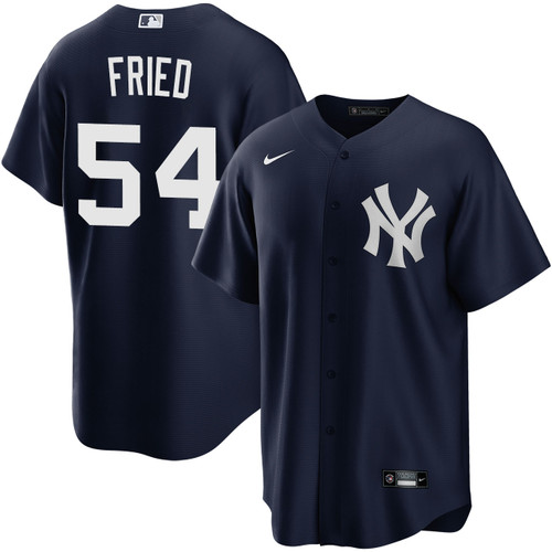 Men's New York Yankees NIKE® Max Fried Alternate Navy Jersey at SportsWorldNewYork