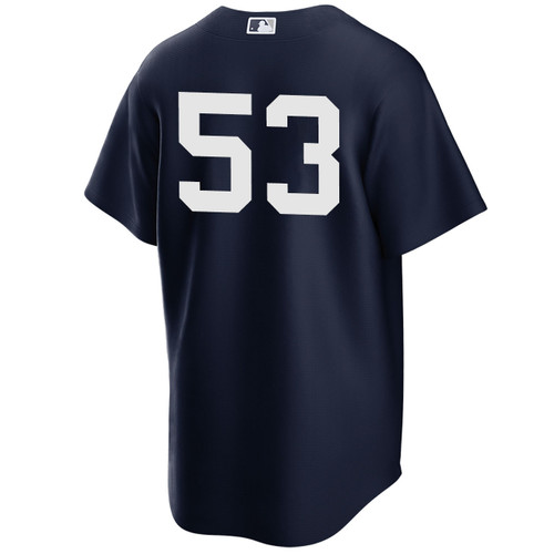 Men's New York Yankees NIKE® David Bednar Alternate Navy Player Jersey at SportsWorldNewYork