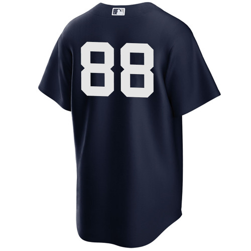 Men's New York Yankees NIKE® Jayvien Sandridge Alternate Navy Player Jersey at SportsWorldNewYork