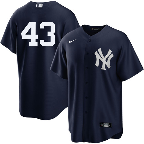 Men's New York Yankees NIKE® Jonathan Loaisiga Alternate Navy Player Jersey at SportsWorldNewYork Men's New York Yankees NIKE® Jonathan Loaisiga Alternate Navy Player Jersey at SportsWorldNewYork