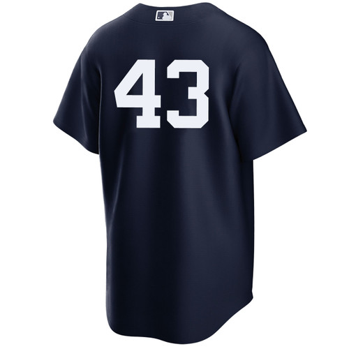 Men's New York Yankees NIKE® Jonathan Loaisiga Alternate Navy Player Jersey at SportsWorldNewYork Men's New York Yankees NIKE® Jonathan Loaisiga Alternate Navy Player Jersey at SportsWorldNewYork