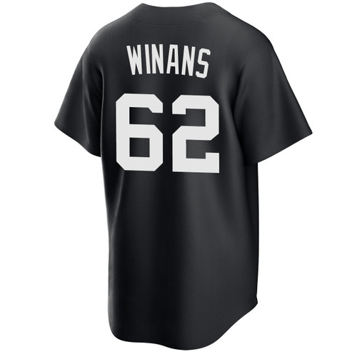 Men's New York Yankees NIKE® Allan Winans Black Jersey at SportsWorldNewYork