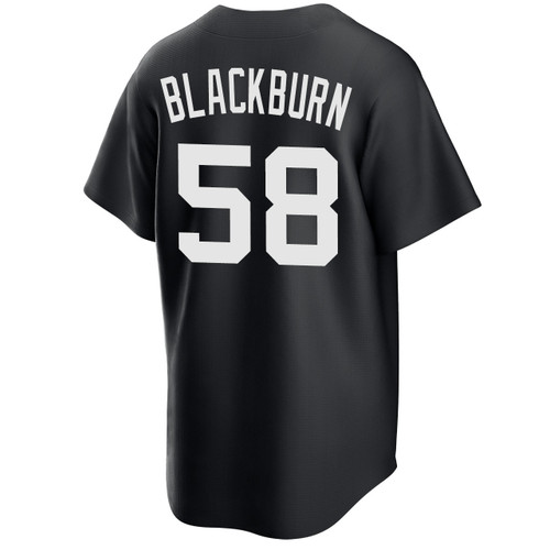 Men's New York Yankees NIKE® Paul Blackburn Black Jersey at SportsWorldNewYork