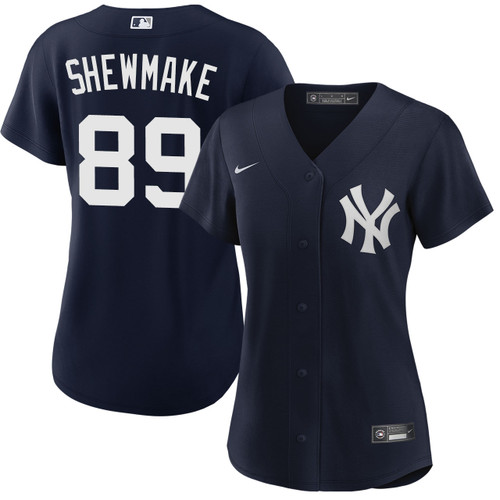 Women's New York Yankees NIKE® Braden Shewmake Alternate Navy Jersey at SportsWorldNewYork