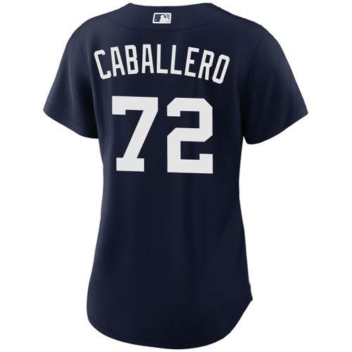 Women's New York Yankees NIKE® Jose Caballero Alternate Navy Jersey at SportsWorldNewYork