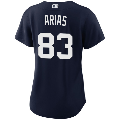 Women's New York Yankees NIKE® Michael Arias Alternate Navy Jersey at SportsWorldNewYork
