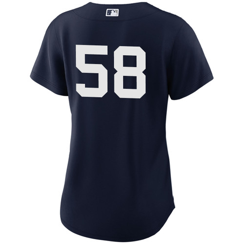 Women's New York Yankees NIKE® Paul Blackburn Alternate Navy Player Jersey at SportsWorldNewYork