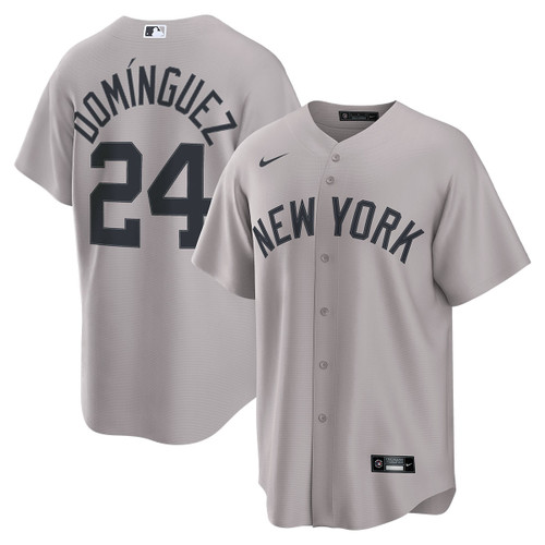Men's New York Yankees NIKE® Jasson Dominguez Road 2.0 Jersey at SportsWorldNewYork
