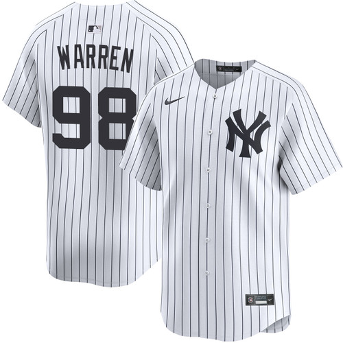 Men's New York Yankees NIKE® Will Warren Home Limited Jersey at SportsWorldNewYork