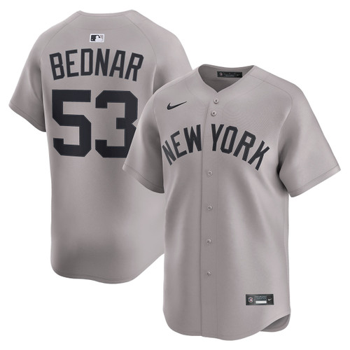 Men's New York Yankees NIKE® David Bednar Road Limited Jersey at SportsWorldNewYork