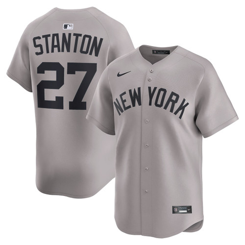 Men's New York Yankees NIKE® Giancarlo Stanton Road Limited Jersey at SportsWorldNewYork Men's New York Yankees NIKE® Giancarlo Stanton Road Limited Jersey at SportsWorldNewYork