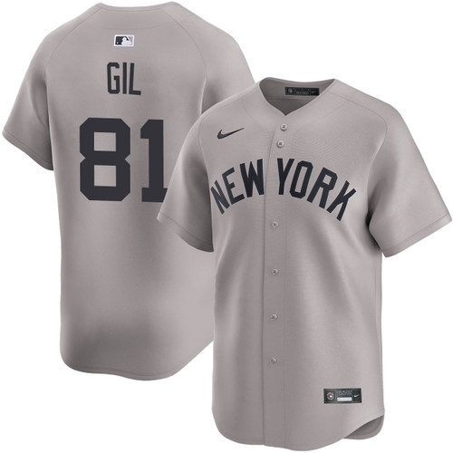 Men's New York Yankees NIKE® Luis Gil Road Limited Jersey at SportsWorldNewYork