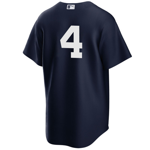 Men's New York Yankees NIKE® Lou Gehrig Alternate Navy Player Jersey at SportsWorldNewYork