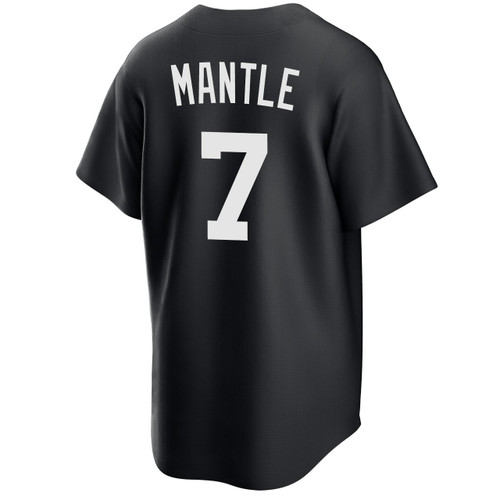 Men's New York Yankees NIKE® Mickey Mantle Black Jersey at SportsWorldNewYork