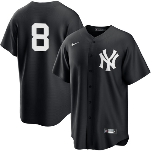 Men's New York Yankees NIKE® Yogi Berra Black Player Jersey at SportsWorldNewYork