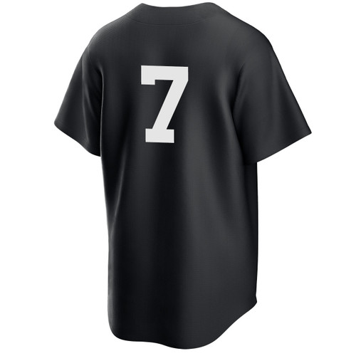 Men's New York Yankees NIKE® Mickey Mantle Black Player Jersey at SportsWorldNewYork