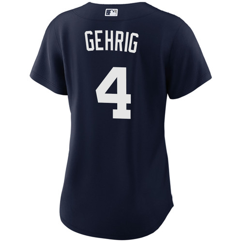 Women's New York Yankees NIKE® Lou Gehrig Alternate Navy Jersey at SportsWorldNewYork