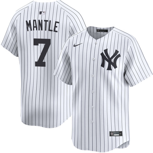 Men's New York Yankees NIKE® Mickey Mantle Home Limited Jersey at SportsWorldNewYork