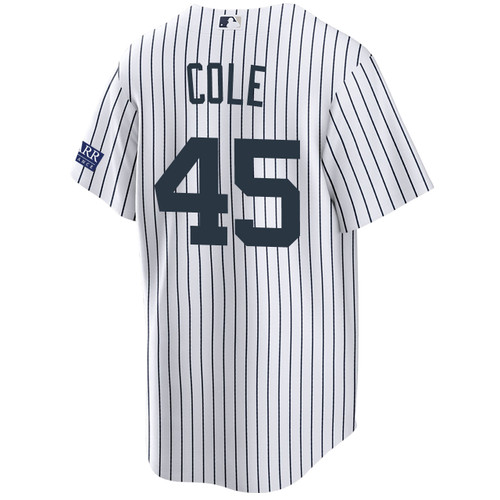 Men's New York Yankees NIKE® Gerrit Cole Home Starr Patch Jersey