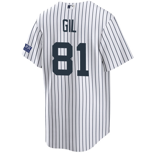 Men's New York Yankees NIKE® Luis Gil Home Starr Patch Jersey