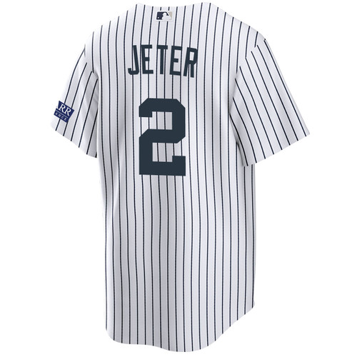 Men's New York Yankees NIKE® Derek Jeter Home Starr Patch Jersey