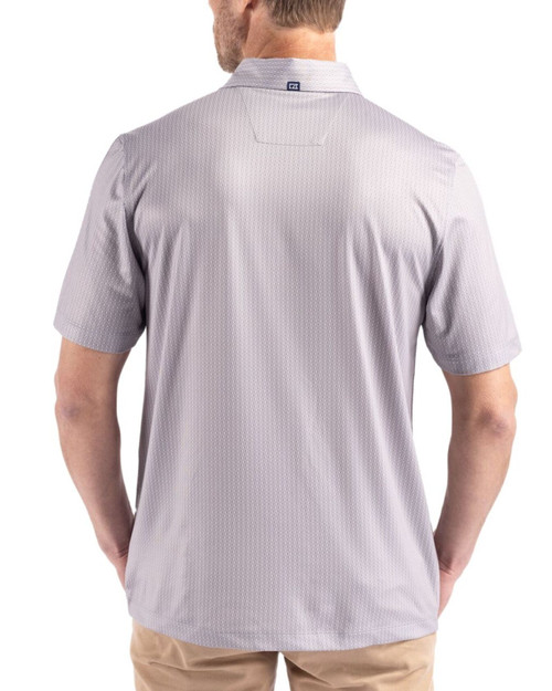 Men's New York Yankees Cutter & Buck Polished Pike Shadow Check Print Polo