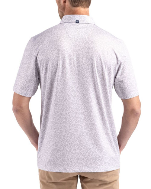 Men's New York Yankees Cutter & Buck Polished Pike Flora Print Polo