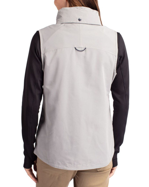 Women's New York Yankees Cutter & Buck Polished Charter Epic Versatility Packable Full Zip Vest