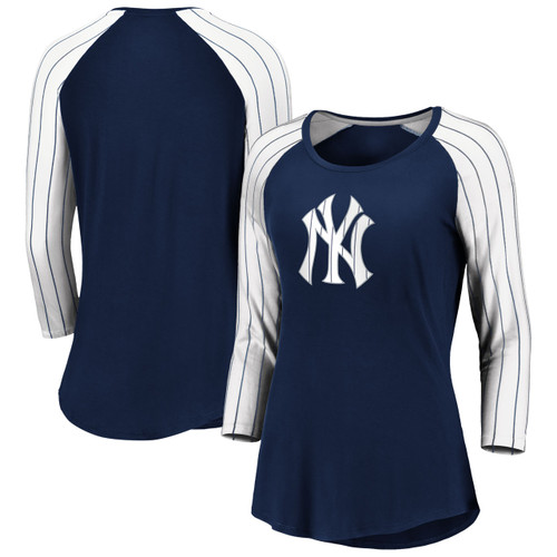 New York Yankees Fashion Colour Logo T-Shirt - Womens